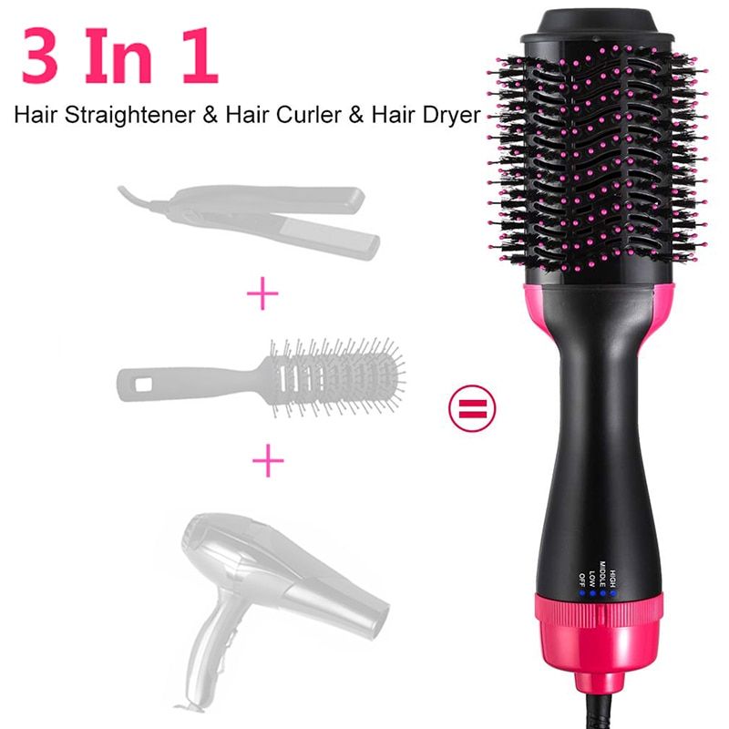 3 in 1 hot air brush dryer for quick styling – One Step Salon